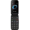BLOW Black Phone for Seniors with a Flip Cover S24 Mobilie telefoni