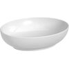 Jika izlietne Astra Oval ar keramisko izplūdes vāciņu, 520x400 mm, uz virsmas, balta Подвесные