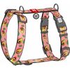Waudog WAU DOG SZELKI GUARD NYLON L              25mm/61-85cm AVOKADO RÓŻOWE Citas preces