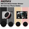 Remax Universal  Metal Holder Sticker RM-C30 Black Telefonu Turētāji Auto Velo Moto