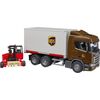 BRUDER Scania Super 560R Logistik LKW mit Mitnahmestapler Jaunumi, Bērnu preces
