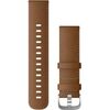 Garmin   Quick Release Bands (22 mm)
Brown Italian Leather, silver hardware Smart-Watch aksesuāri