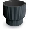 Prosperplast Puķu pods Milly zems 39.5x35cm 20L, antracīts Предметы интерьера и дизайна