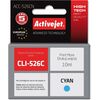 Activejet ACC-526CN Ink (replacement for Canon CLI-526C; Supreme; 10 ml; cyan) Tintes printeru izejmateriāli