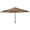 Progarden PARASOL OGRODOWY DREWNIANY 250CM SKŁADANY PIASKOWY Новинки Для дома и сада 