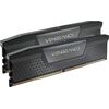 CORSAIR VENGEANCE 64GB 2x32GB DDR5 6000MT/s CL40-50-50-96 1.35V Intel XMP - BLACK RAM Operatīvā atmiņa