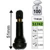 JBM Ventīlis vieglajām automašīnām TR414 51mm 100gab. Riepu montāžai un balansēšanai