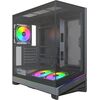 Case MONTECH ATX/micro ATX/Mini-ITX/BTF Black MONTECH SKY 3 (B) SKY3(B) Datoru korpusi