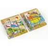 Adar Деревянные кубики Транспорт 10x10 cm 530584 Пазлы