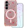 Mocco Cherry Mag Back Case Aizmugurējais apvalks priekš Samsung Galaxy S24 / S25 Neoriģinālie Maciņi