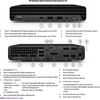 HP Renewed Grade A EliteDesk 805 G6 Desktop Mini AMD Ryzen 5 PRO 4650GE 16 GB SSD 256 GB AMD Radeon Graphics Windows 11 Pro Atjaunoti personālie datori