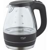 Adler Kettle AD 1224 Standard 2000 W 1.5 L Glass 360° rotational base Black Чайники (электрические)
