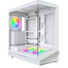 Case MONTECH ATX/micro ATX/Mini-ITX/BTF White MONTECH SKY 3 (W) SKY3(W) Datoru korpusi