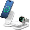 Alogic PackAway 3-in-1 Qi2 Wireless Charging Stand White Новинки Компьютерная техника