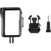 Puluz Mount for DJI Osmo Action 5 Pro/4/3 (Black) Aksesuāri sporta kamerām
