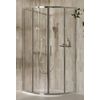 Ravak dušas stūris XPSCP4-90 Slim, 900x900 mm, r=550, h=1950, bright alu/caurspīdīgs stikls Душевые уголки