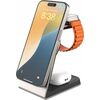 FIXED 3-in-1 Mag ALU Qi2 wireless MagSafe charging station, titanium Jaunumi - Datori