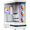 MODECOM Volcano Volcano AQ200 ARGB Midi White Datoru korpusi