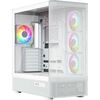 MODECOM Volcano Volcano AQ300 ARGB Midi White Datoru korpusi