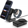SPIGEN EF323MQ ESSENTIAL 3IN1 MAGNETIC MAGSAFE WIRELESS CHARGER 25W Qi2.2 BLACK Новинки Компьютерная техника