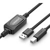 UGREEN US122 Cable USB A - USB B Uzlādes kabelis priekš 15m with repeater Data USB kabeļi