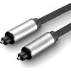 UGREEN AV108 Кабель для оптического аудио TOSLINK - TOSLINK 2m braided grey Aудио-видео