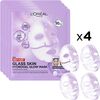 L'oreal Paris Filler Glass Skin Mask ( 4 x 25 g ) - Sada rozjasňujících masek 25.0g Духи и косметика