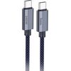 USB cable Hoco U134 240W USB-C to USB-C 1.8m black Data USB kabeļi