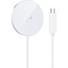 Wireless charger Hoco CW63 Qi2 white Bezvadu telefonu lādētāji