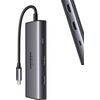 HUB USB Ugreen CM498 1x USB-C 1x USB-C PD 2x HDMI  + 2x USB-A 3.0 (15852) Jaunumi - Datori