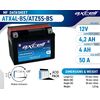 4.2Ah 50A Axcell AGM moto akumulators 113x70x85 Аккумуляторы