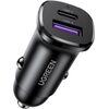 UGREEN 25845 Автомобильное зарядное устройство USB-C + USB 30W Автомобильные зарядные устройства