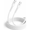 Quik Accessories QK-1012 Soft Silicone 60W Uzlādes un datu Kabelis USB-C uz USB-C 1m Data USB kabeļi