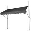 Progarden MARKIZA OGRODOWA NA TARAS BALKON REGULOWANA 250X120CM Nojumes un aksesuāri