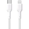 USB cable Dudao L9X USB-C to Lightning 30W 2.0m white Data USB kabeļi