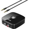 Bluetooth adapter receiver Ugreen CM123 2xRCA/AUX Bluetooth 5.0 black (30445) Data USB kabeļi