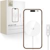 Tech-Protect   Tech-Protect A50 MagSafe 25W QI2.2 Wireless Charger - White Дата USB-кабели