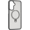 Evelatus Samsung  Galaxy A17 4G / A17 5G Shield Case With MagSafe & Stand Matte Ring Smoke Grey Чехлы - альтернативные