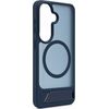 Evelatus Samsung  Galaxy S26 Rubber Coated MagSafe With Stand Case Navy Blue Neoriģinālie Maciņi