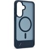Evelatus Samsung  Galaxy A37 / A36 Rubber Coated MagSafe With Stand Case Navy Blue Чехлы - альтернативные