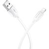 USB кабель Borofone BX19 USB-A to Lightning 1.0m белый Дата USB-кабели