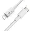 USB cable Hoco X56 PD Type-C to Lightning 1.0m white Data USB kabeļi
