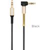 Audio adapter Hoco UPA02 AUX 3,5mm to 3,5mm black Data USB kabeļi