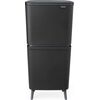 Brabantia atkritumu tvertne šķirošanai SortUp Recycle Bin Hi, 20+25l, dark grey Papīra - atkritumu grozi