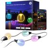 Govee H7025 RGBICW Outdoor LED String Lights, 14.63m, 2.4GHz Wi-Fi + Bluetooth Dekoratīvais apgaismojums 