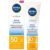 Nivea Sun UV Face Shine Control Cream Tinted SPF 50 - Matující krém na obličej 50 ml 01 Medium Косметика для тела