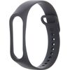 iLike   Silicone band for Xiaomi Mi Band 3 / 4 black Smart-Watch aksesuāri