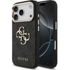 Guess Apple  iPhone 18 Pro Max HC 4G PU W/ Big 4G Classic Logo GD Black Чехлы - альтернативные