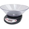 Virtuves svari, maksimālais svars-5kg, LCD displejs, melni, 55R51651BB, Rosberg Svari (virtuves)