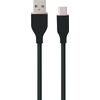 Hismart Силиконовый кабель USB Type-A - Type-C (черный, 2m) Дата USB-кабели